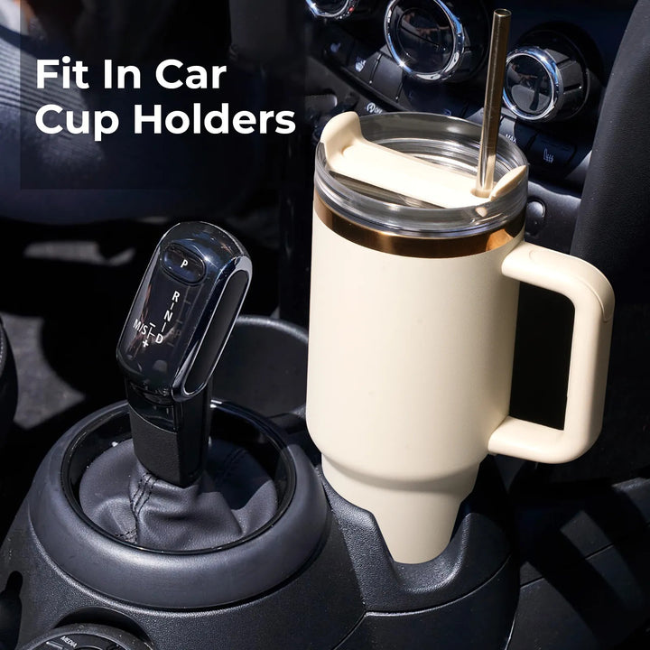 Stainless Steel Tumbler with Removable Handle