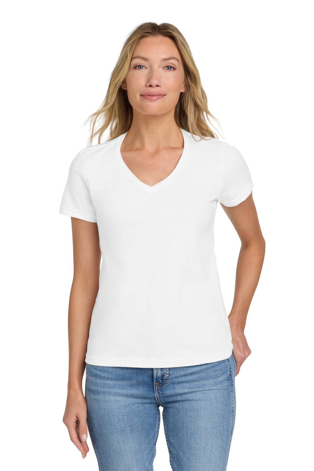Gildan Softstyle® Women's Fit V-Neck T-Shirt. 64V00L