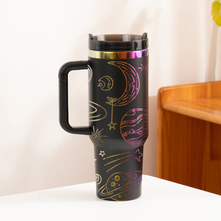 Stainless Steel Tumbler with Removable Handle