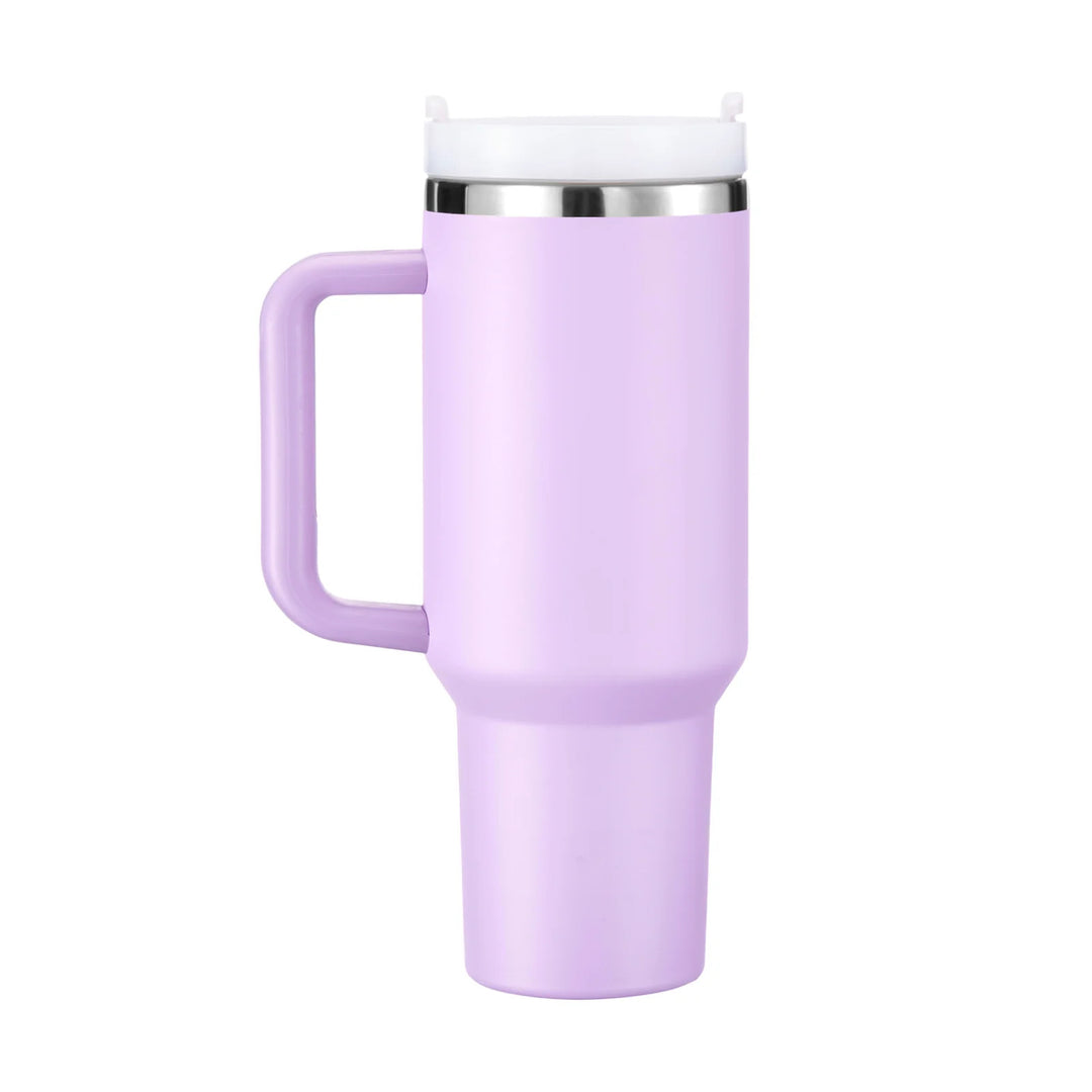 Stainless Steel Tumbler with Removable Handle