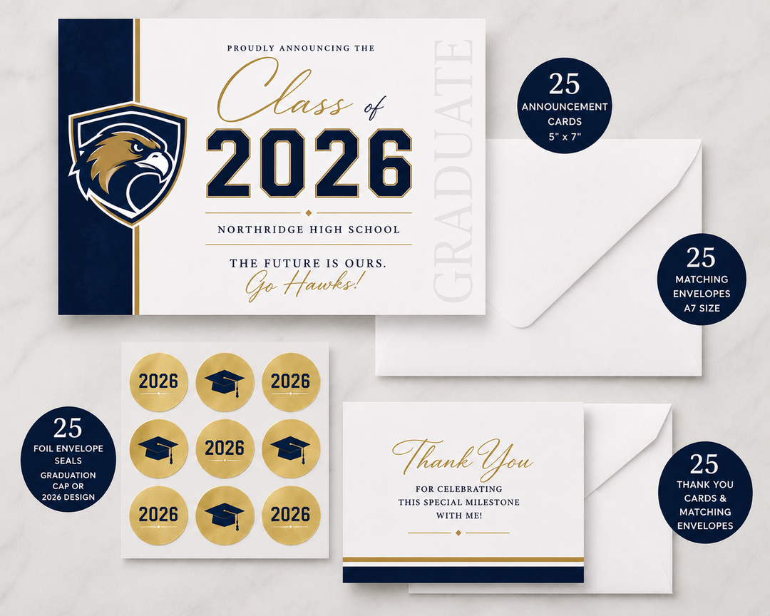 Franklin Central High School - Graduation Announcement Collection Bundle