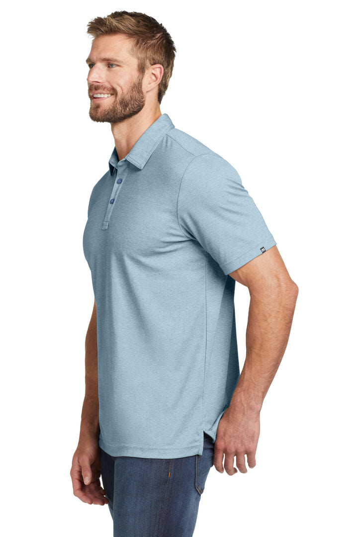 AllureHthr TravisMathew Oceanside Heather Polo. TM1MU412