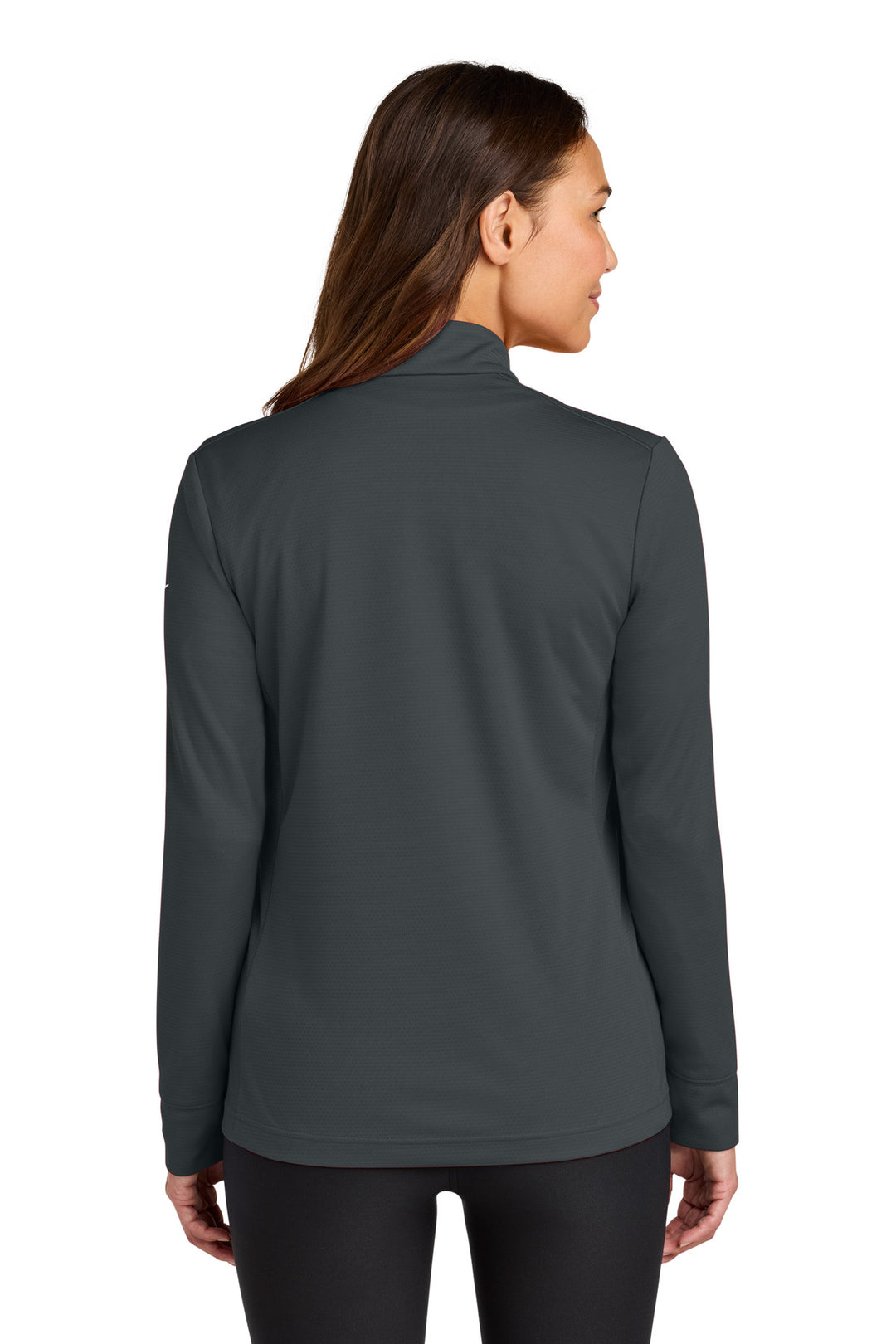 Anthracite Nike Women's Essential 1/2-Zip Cover-Up NKHM7969