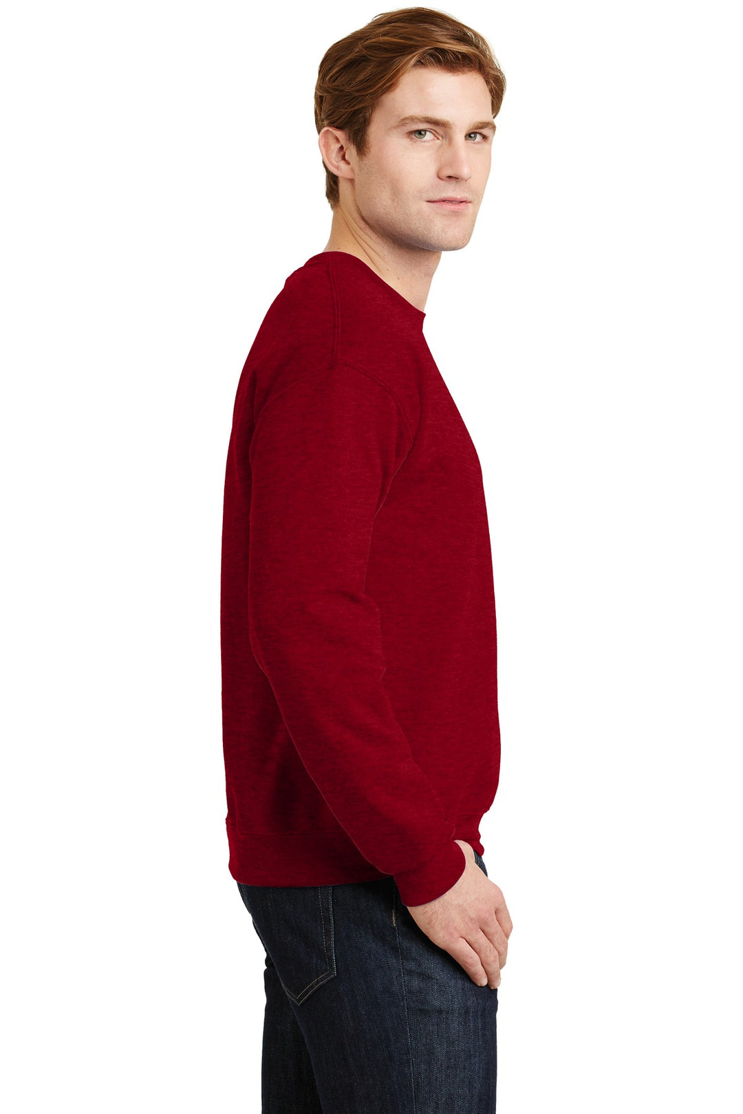 Antqu Chry Red Gildan Heavy Blend Crewneck Sweatshirt. 18000