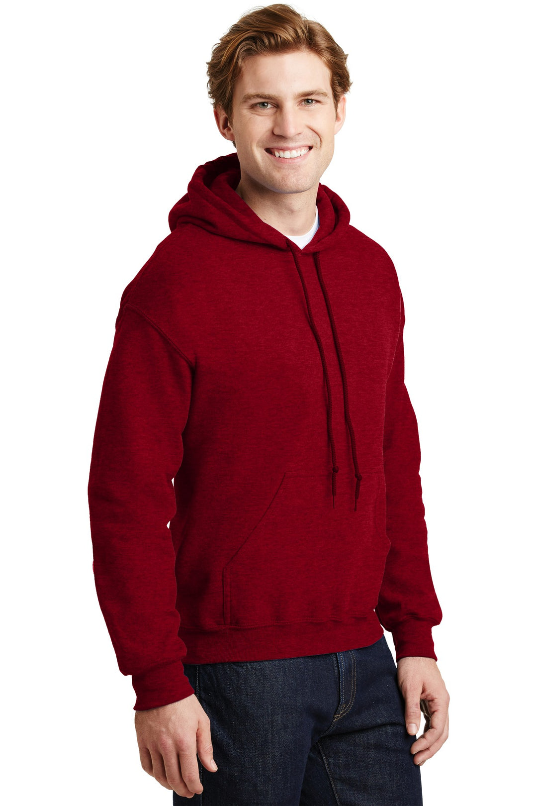 Antqu Chry Red Gildan - Heavy Blend Hooded Sweatshirt. 18500