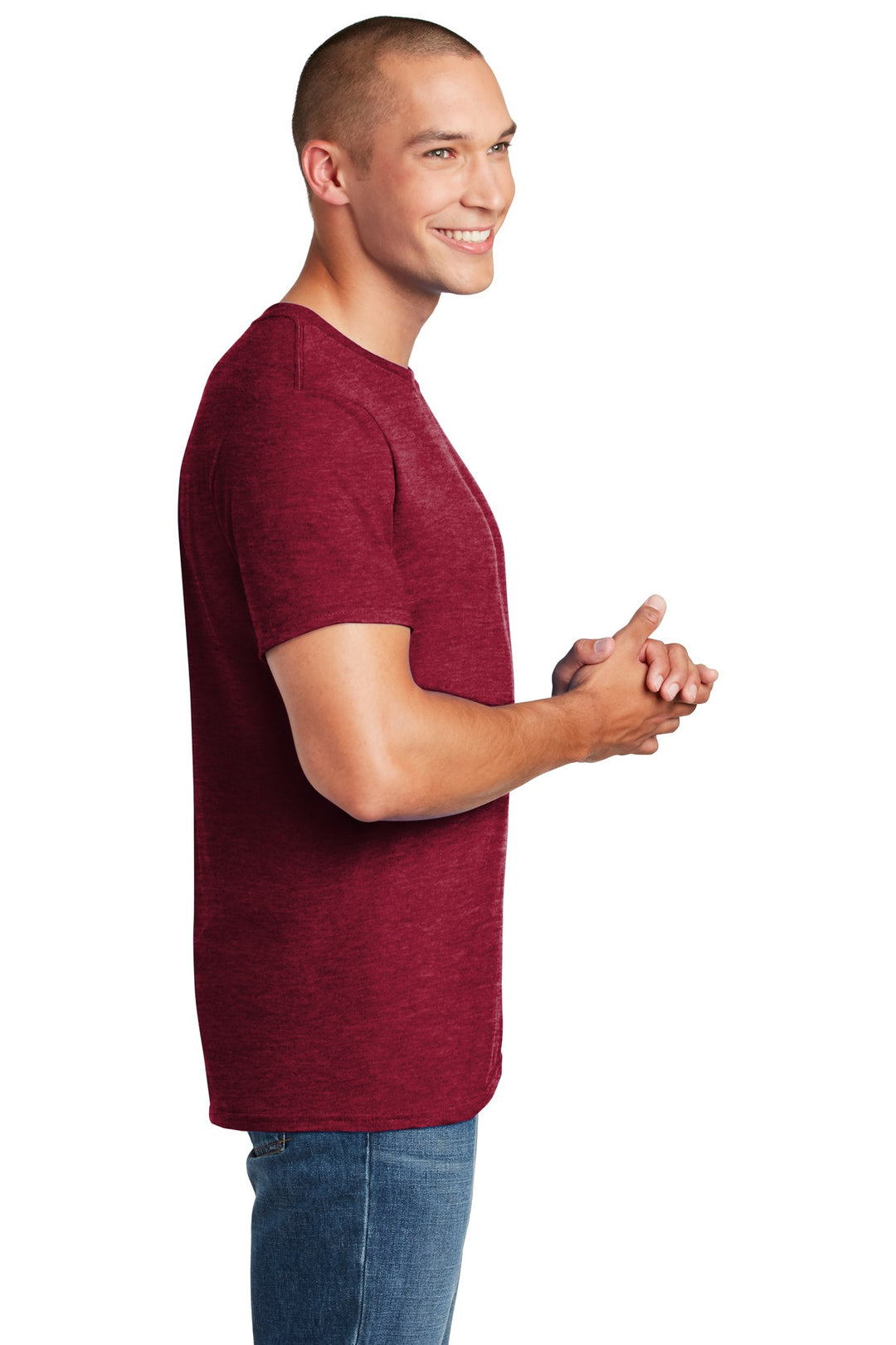 Antqu Chry Red Gildan Softstyle T-Shirt. 64000