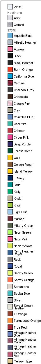 Aquatic Blue Jerzees - Dri-Power 50/50 Cotton/Poly T-Shirt. 29M