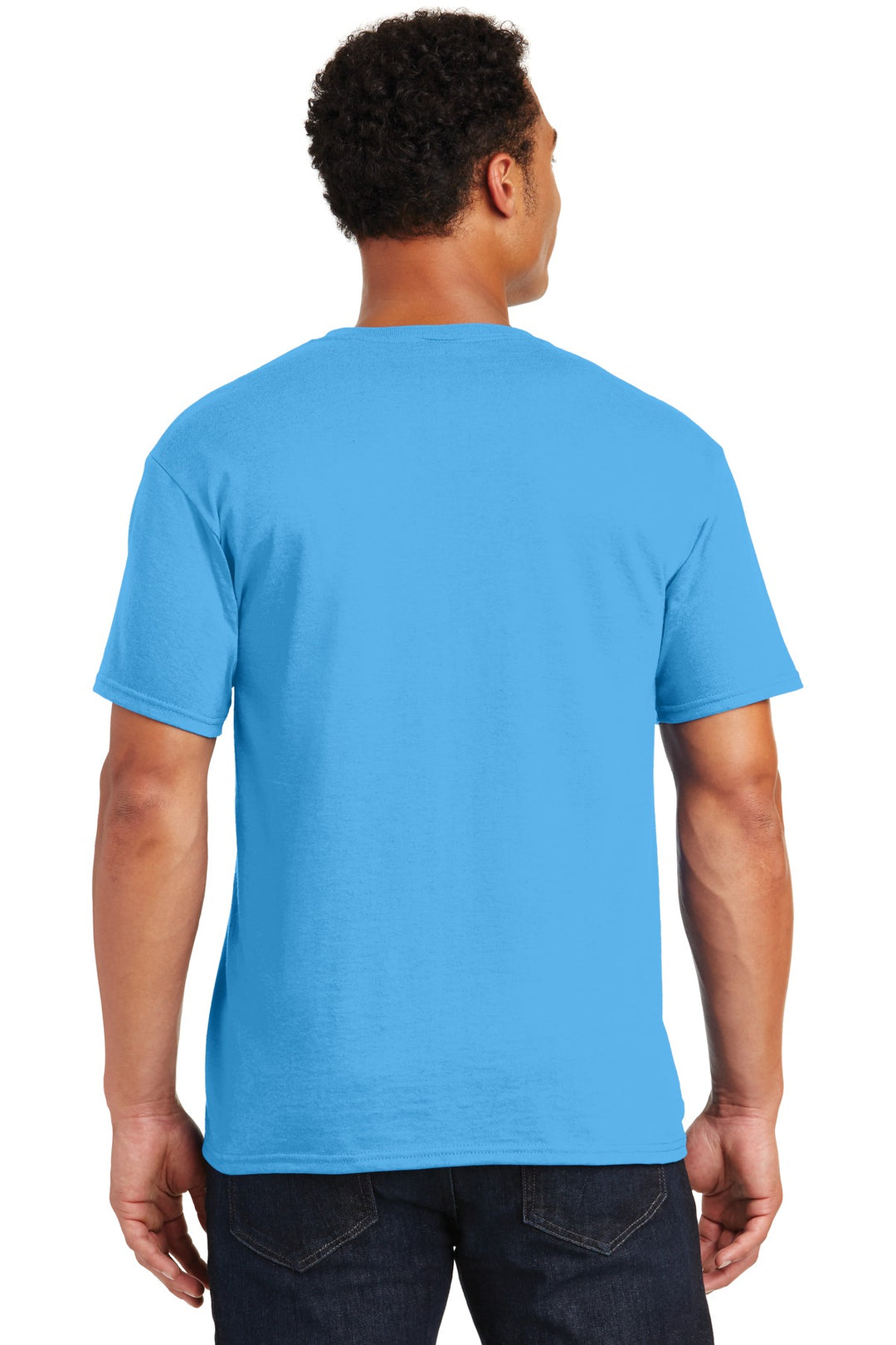Aquatic Blue Jerzees - Dri-Power 50/50 Cotton/Poly T-Shirt. 29M