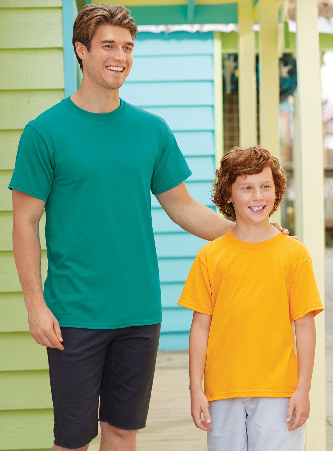 Aquatic Blue Jerzees - Dri-Power 50/50 Cotton/Poly T-Shirt. 29M