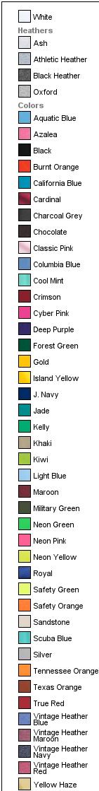 Aquatic Blue Jerzees - Youth Dri-Power 50/50 Cotton/Poly T-Shirt. 29B