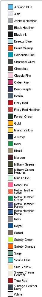 AquaticBl Jerzees Classics Unisex Cotton T-Shirt 363M