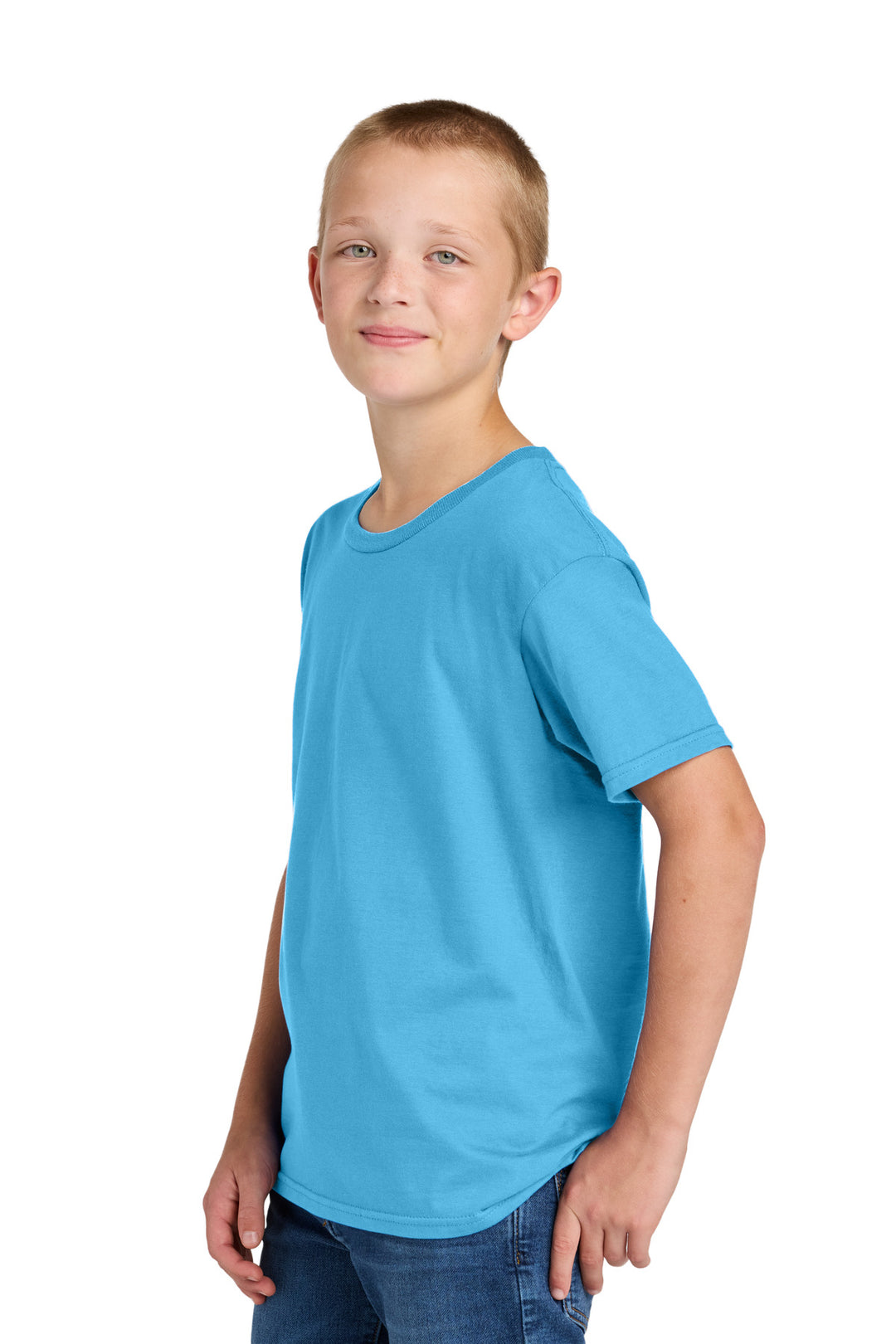 AquaticBl Jerzees Classics Youth Cotton T-Shirt 363Y