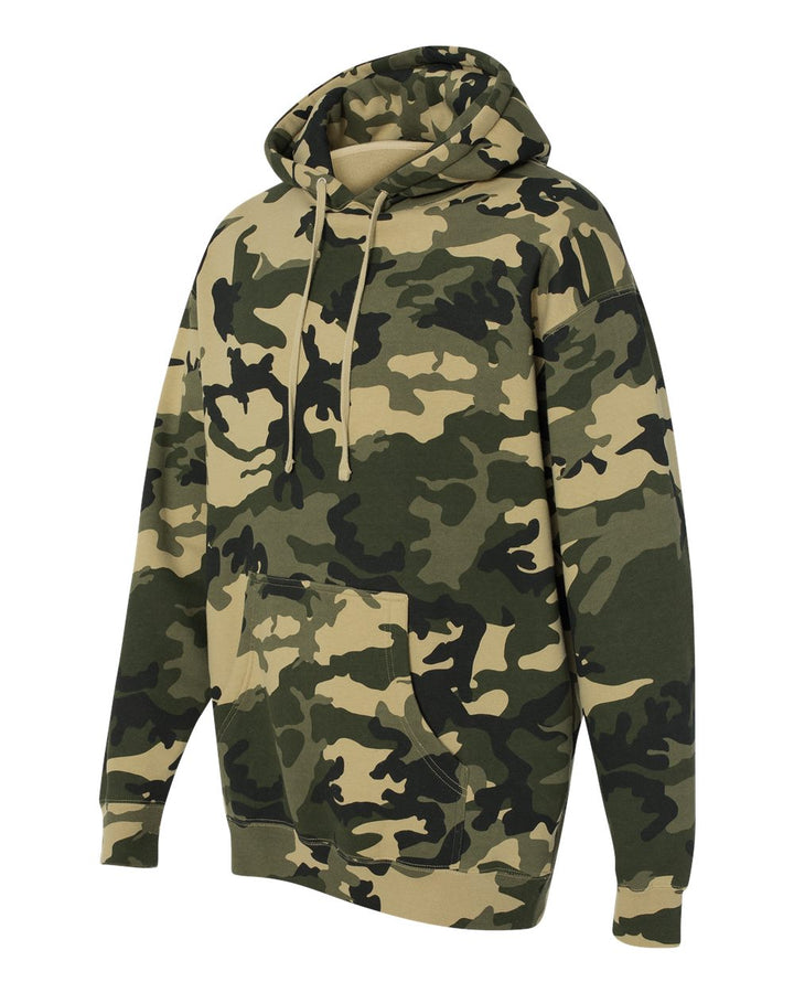 Army Camo Heavyweight Hooded Sweatshirt - IND4000