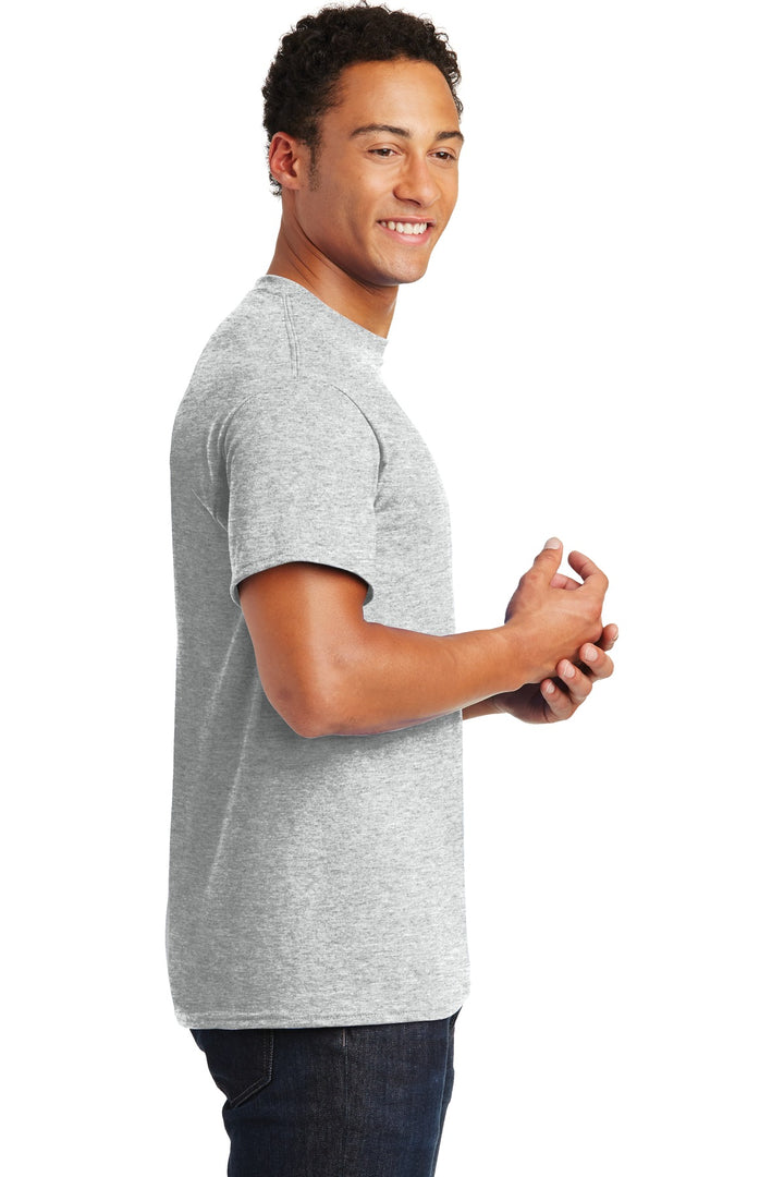 Ash Gildan DryBlend 50 Cotton/50 Poly T-Shirt. 8000