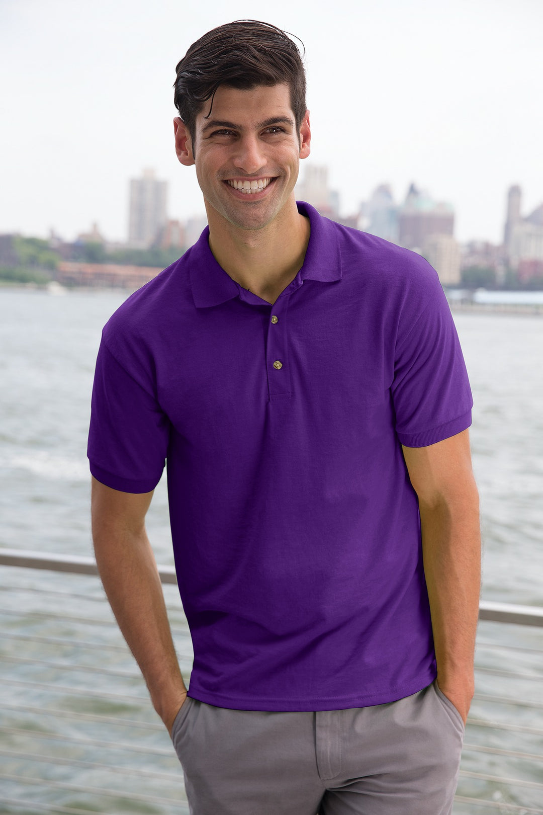 Ash Gildan - DryBlend 6-Ounce Jersey Knit Sport Shirt. 8800