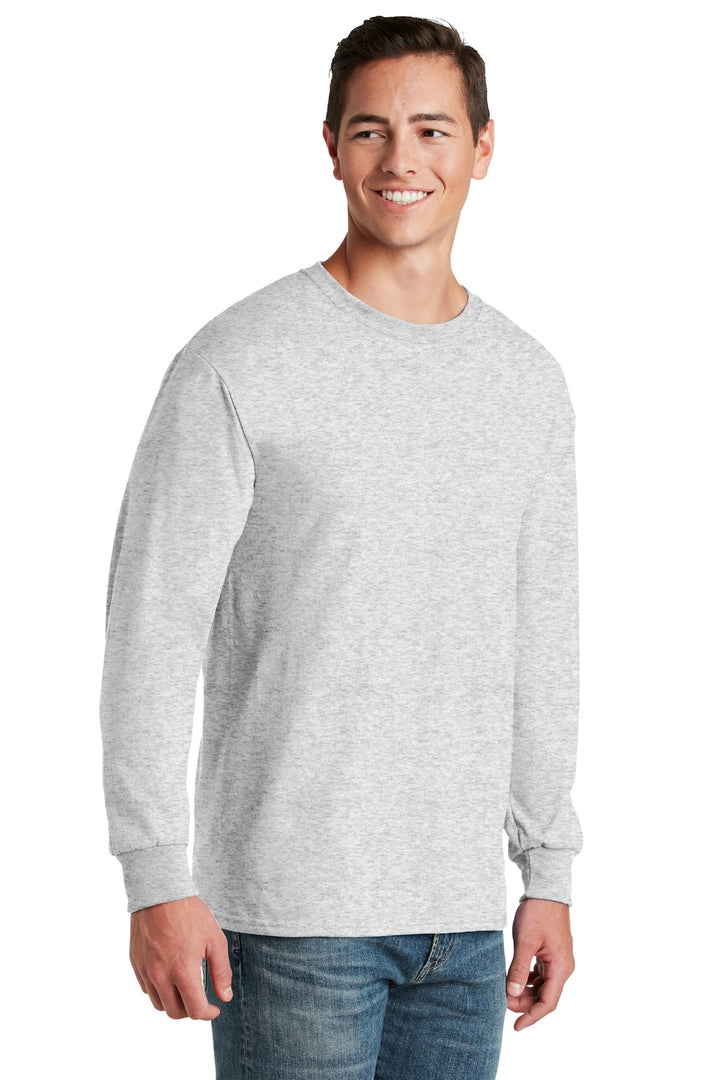 Ash Jerzees - Dri-Power 50/50 Cotton/Poly Long Sleeve T-Shirt. 29LS
