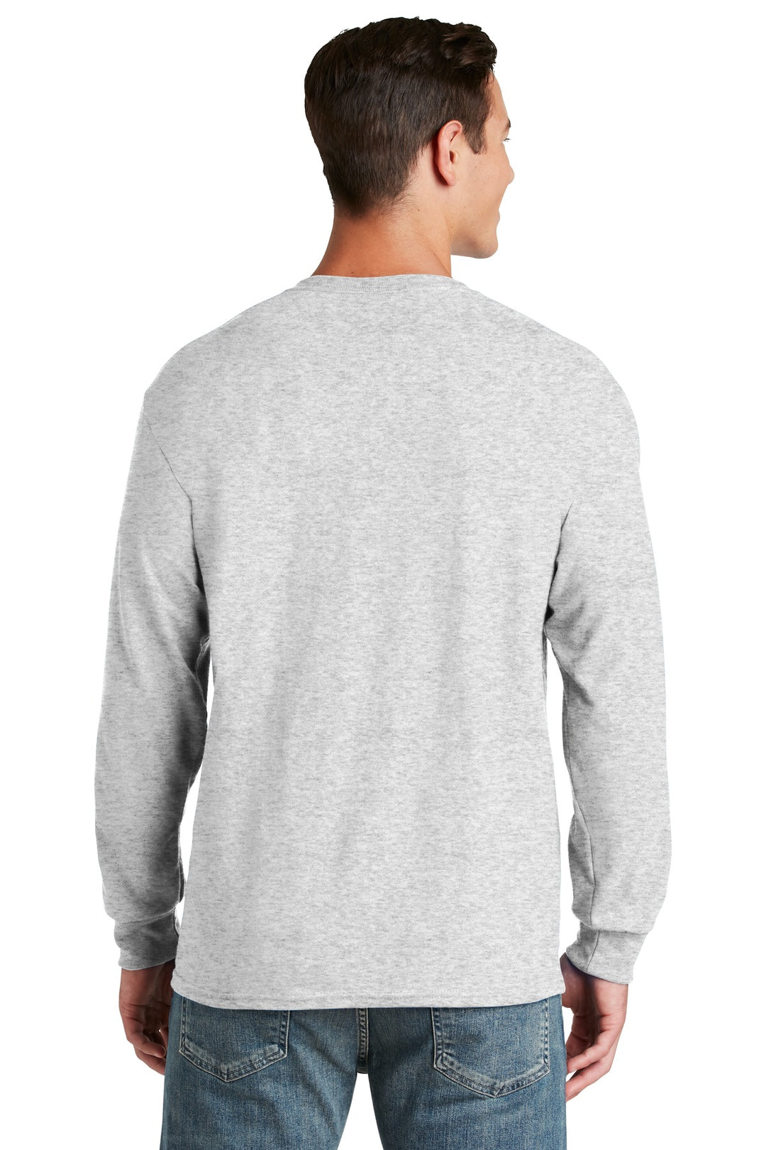 Ash Jerzees - Dri-Power 50/50 Cotton/Poly Long Sleeve T-Shirt. 29LS