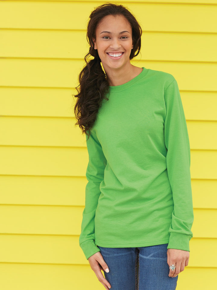 Ash Jerzees - Dri-Power 50/50 Cotton/Poly Long Sleeve T-Shirt. 29LS