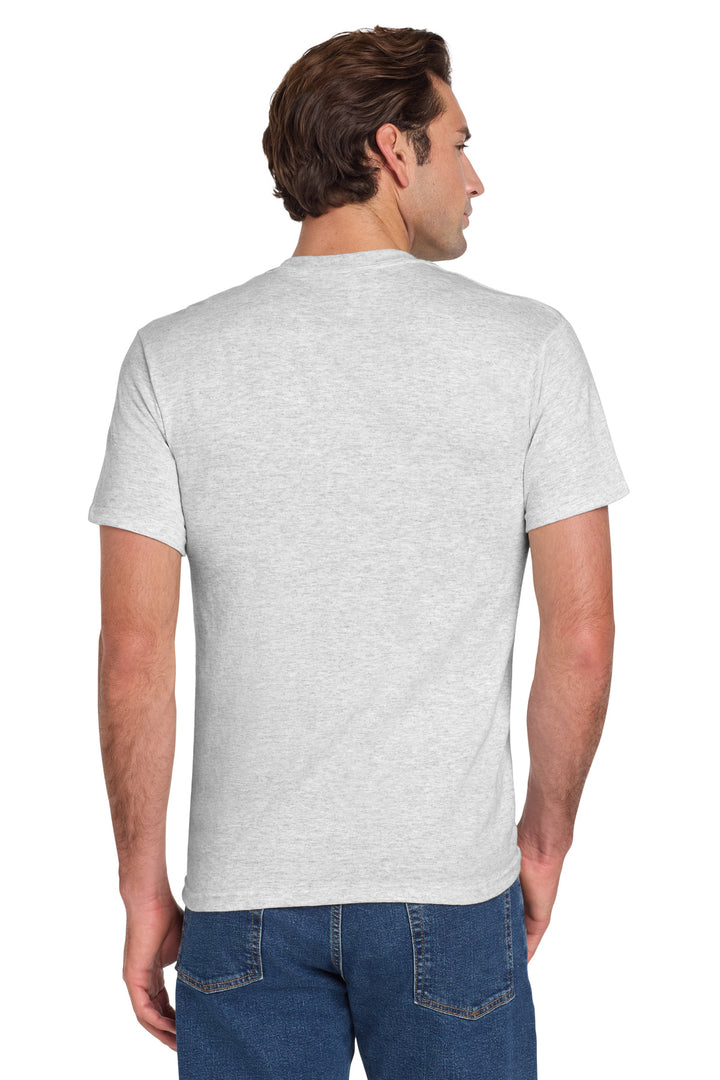 Ash Jerzees - Dri-Power 50/50 Cotton/Poly Pocket T-Shirt. 29MP