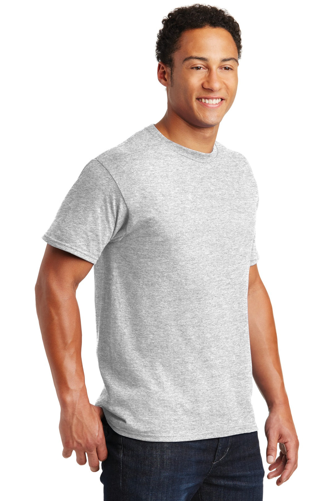 Ash Jerzees - Dri-Power 50/50 Cotton/Poly T-Shirt. 29M