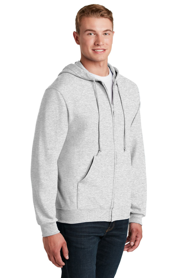 Ash Jerzees - NuBlend Full-Zip Hooded Sweatshirt. 993M