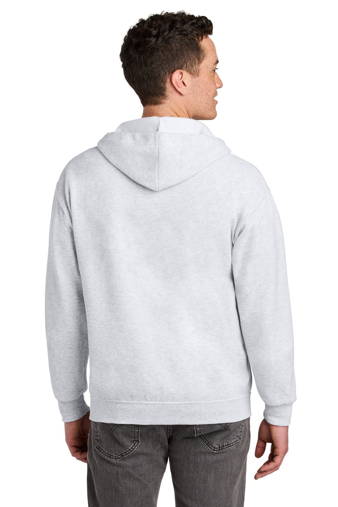 Ash Jerzees - NuBlend Full-Zip Hooded Sweatshirt. 993M