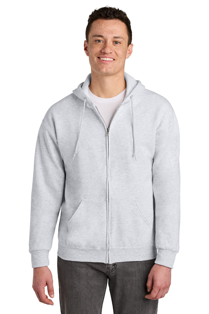 Ash Jerzees - NuBlend Full-Zip Hooded Sweatshirt. 993M