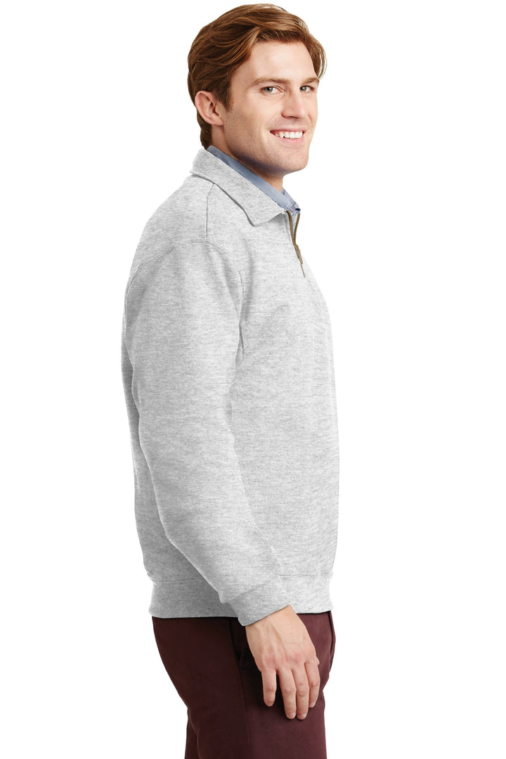 Ash Jerzees Super Sweats NuBlend - 1/4-Zip Sweatshirt with Cadet Collar. 4528M
