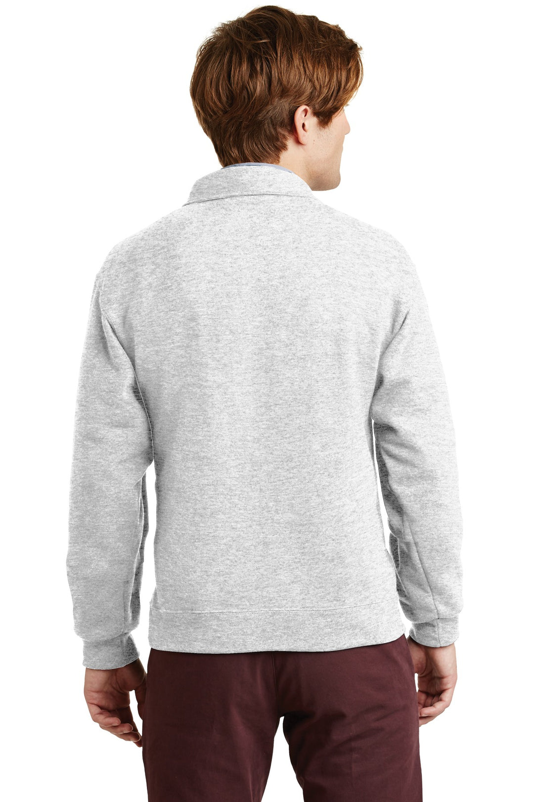 Ash Jerzees Super Sweats NuBlend - 1/4-Zip Sweatshirt with Cadet Collar. 4528M