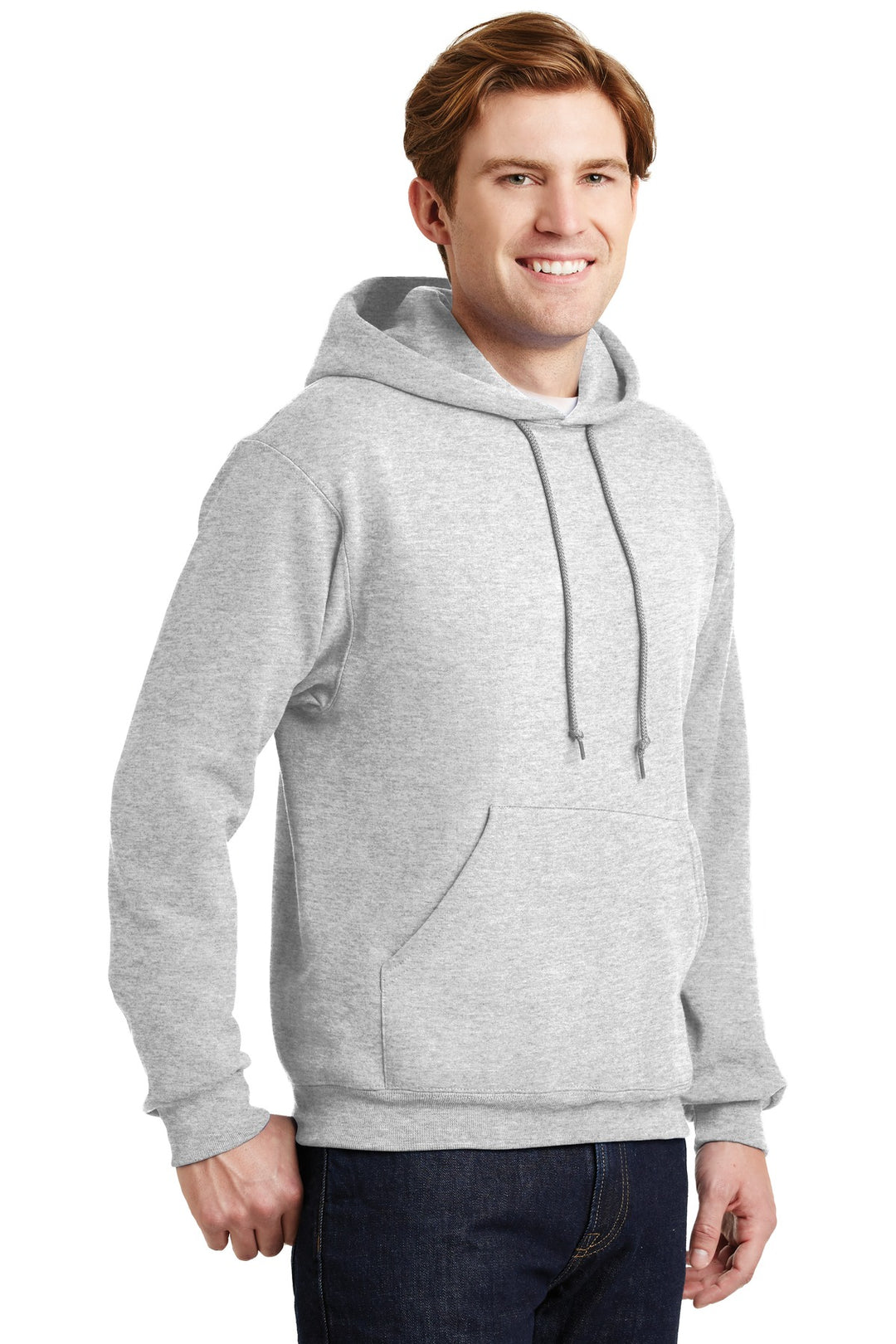 Ash Jerzees Super Sweats NuBlend - Pullover Hooded Sweatshirt. 4997M