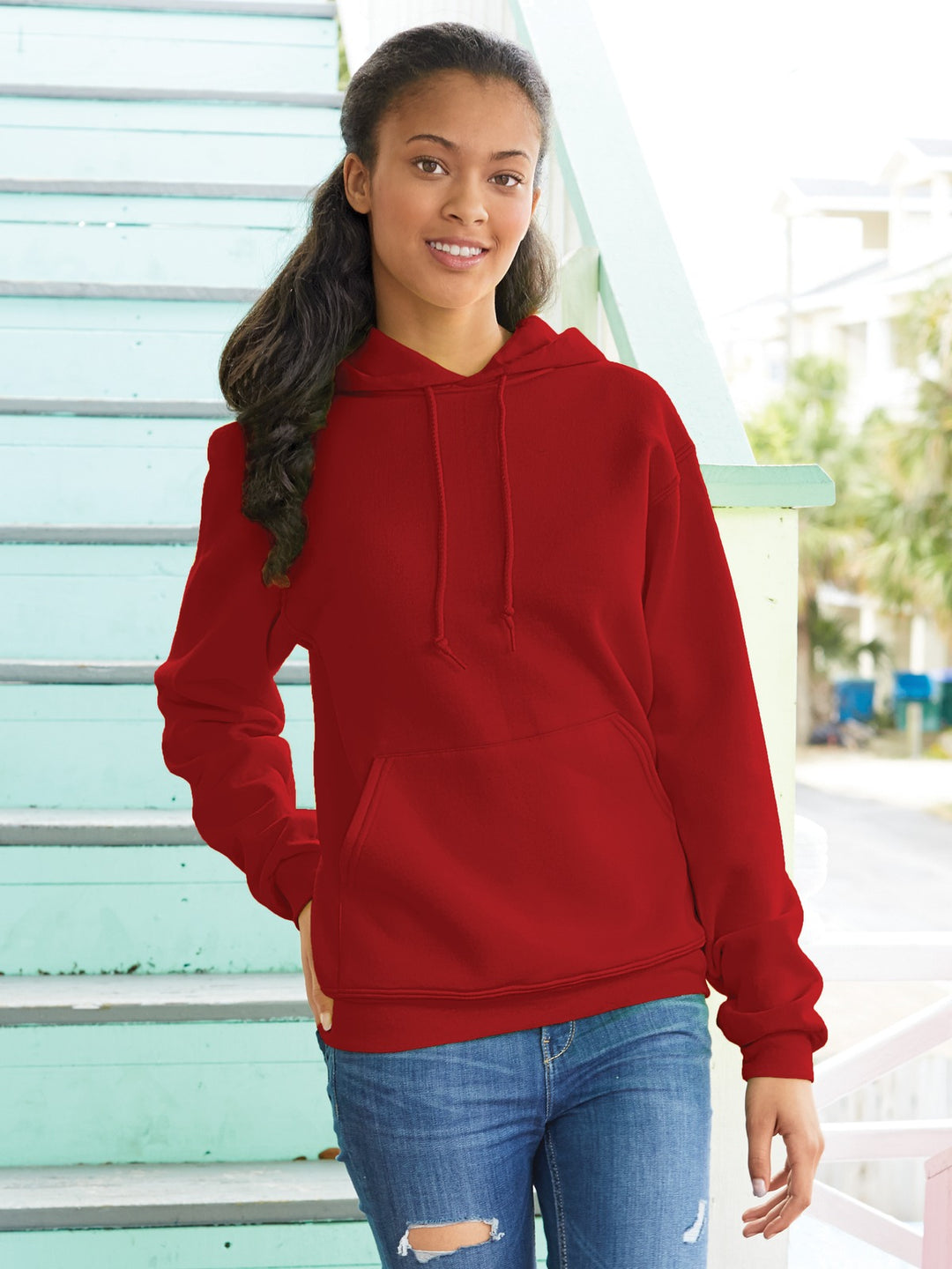 Ash Jerzees Super Sweats NuBlend - Pullover Hooded Sweatshirt. 4997M