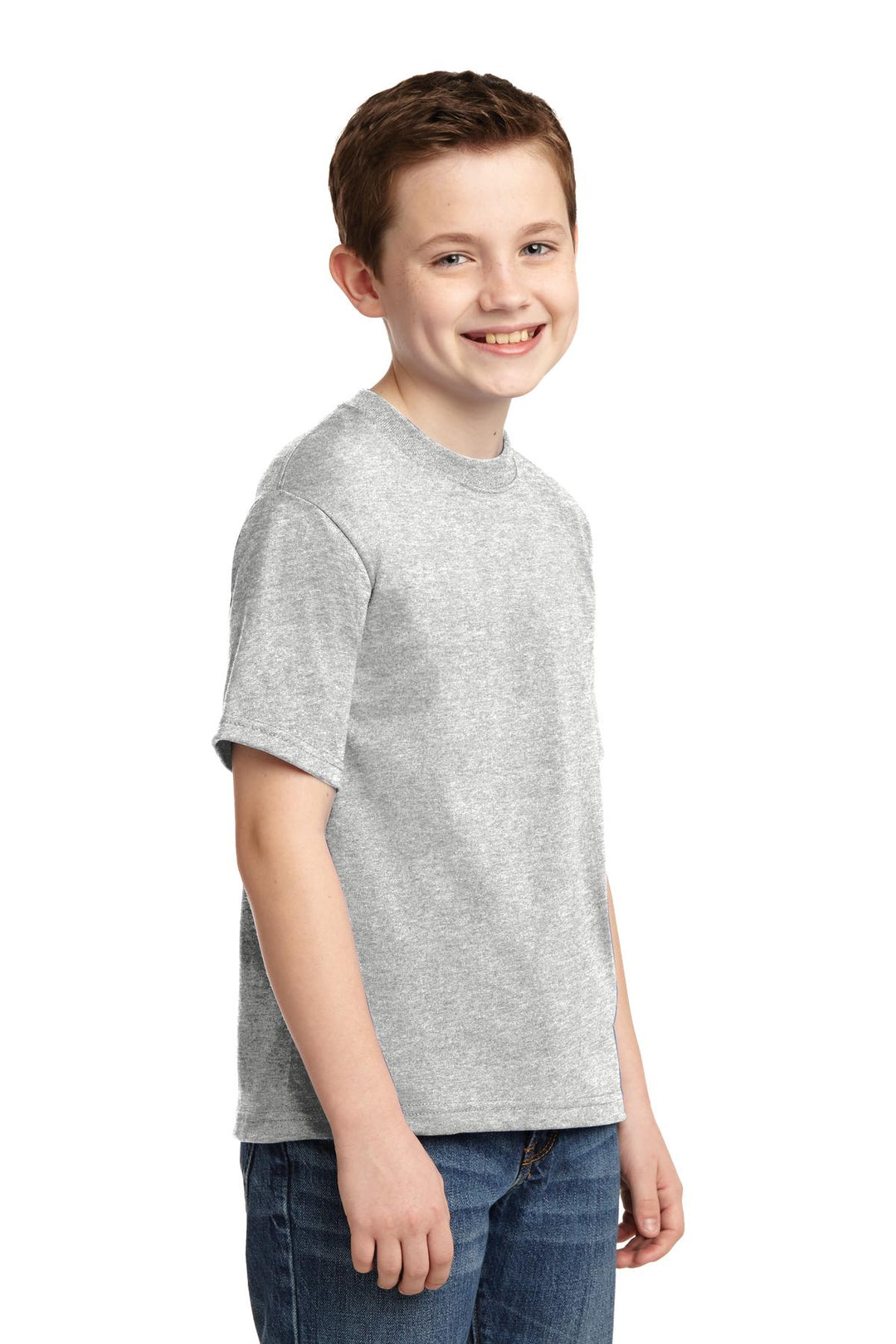 Ash Jerzees - Youth Dri-Power 50/50 Cotton/Poly T-Shirt. 29B