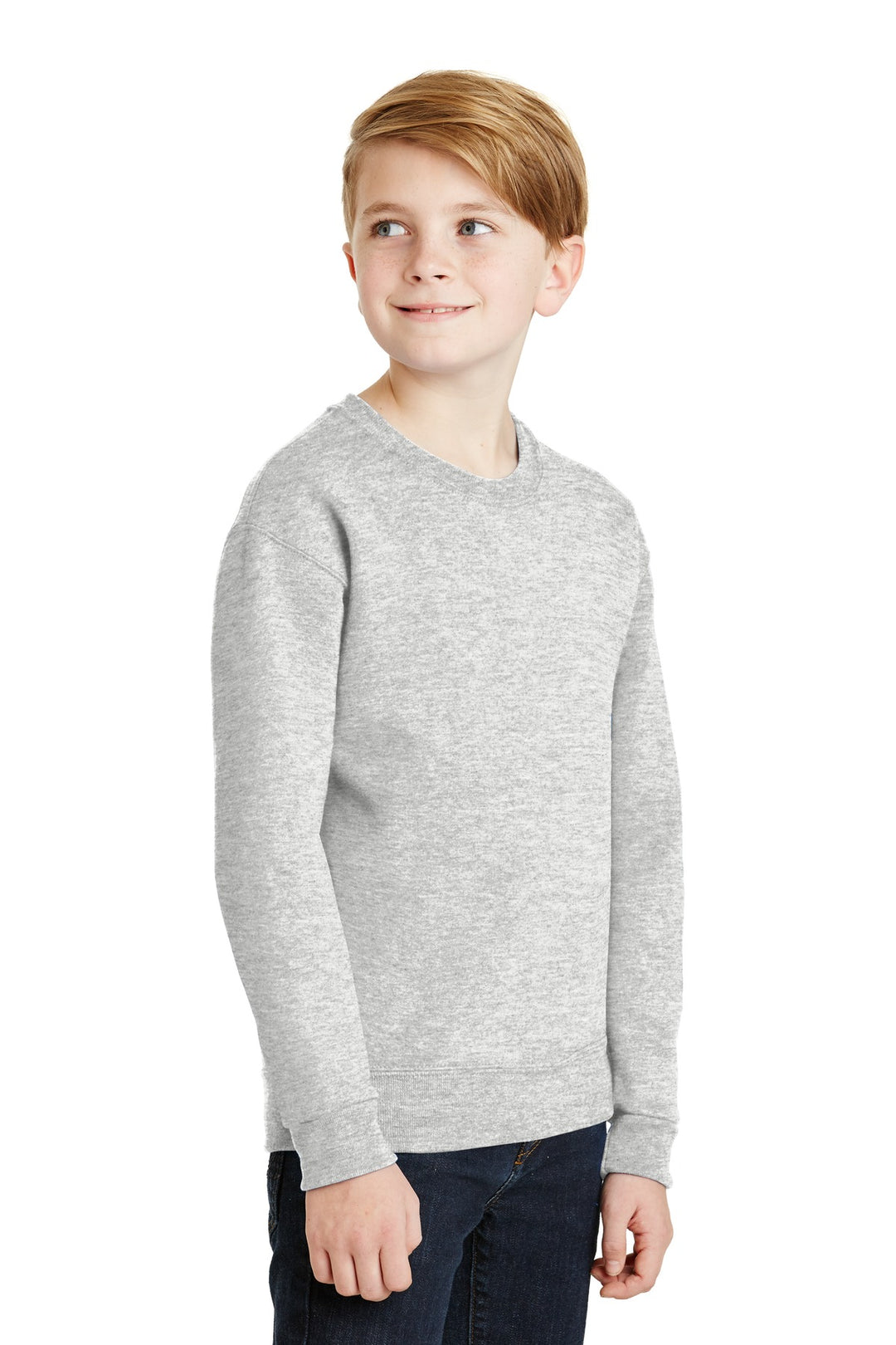 Ash Jerzees - Youth NuBlend Crewneck Sweatshirt. 562B