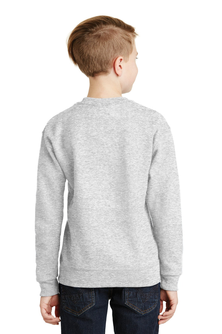 Ash Jerzees - Youth NuBlend Crewneck Sweatshirt. 562B