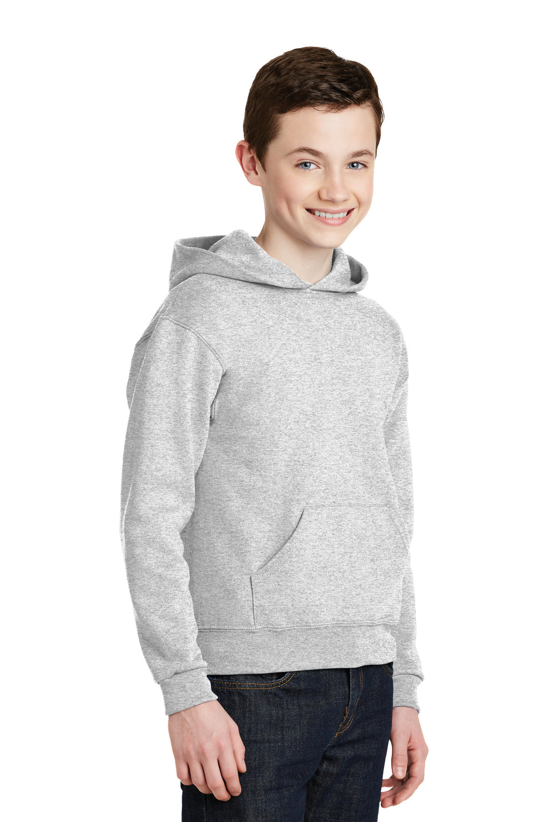 Ash Jerzees - Youth NuBlend Pullover Hooded Sweatshirt. 996Y