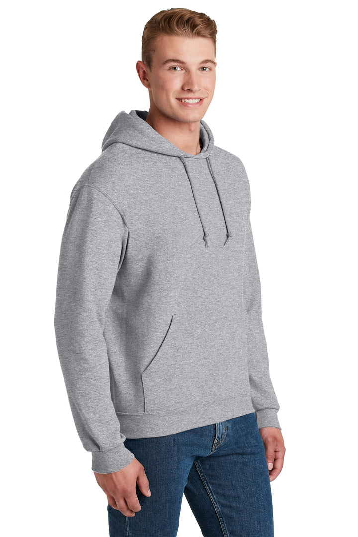 Athl Heather Jerzees NuBlend Pullover Hooded Sweatshirt. 996M