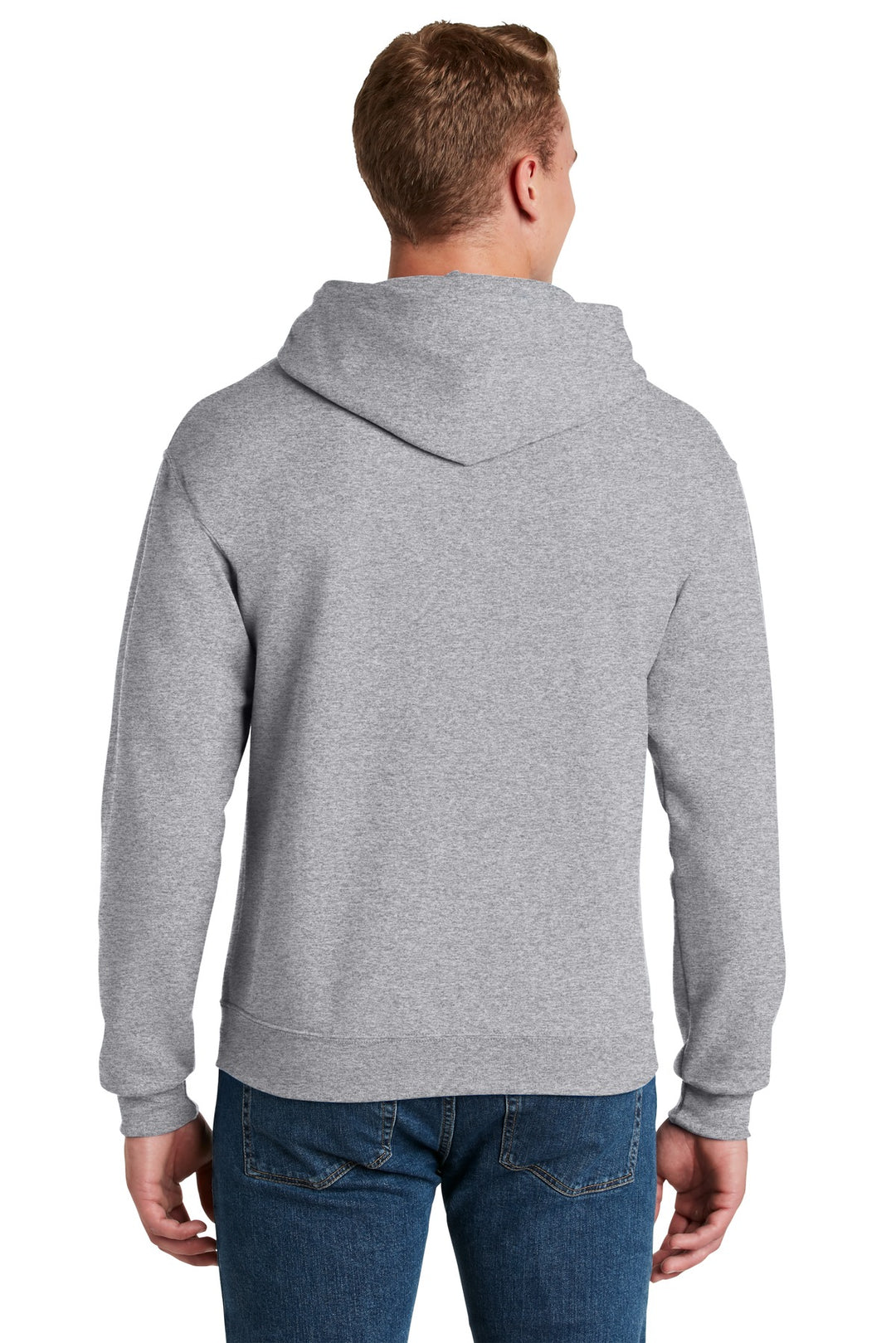 Athl Heather Jerzees NuBlend Pullover Hooded Sweatshirt. 996M