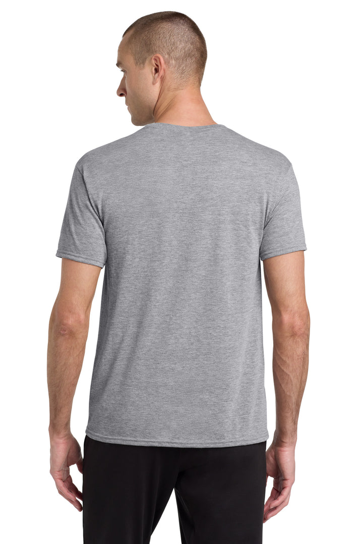 AthlHthr Jerzees Dri-Power 100% Polyester T-Shirt. 21M