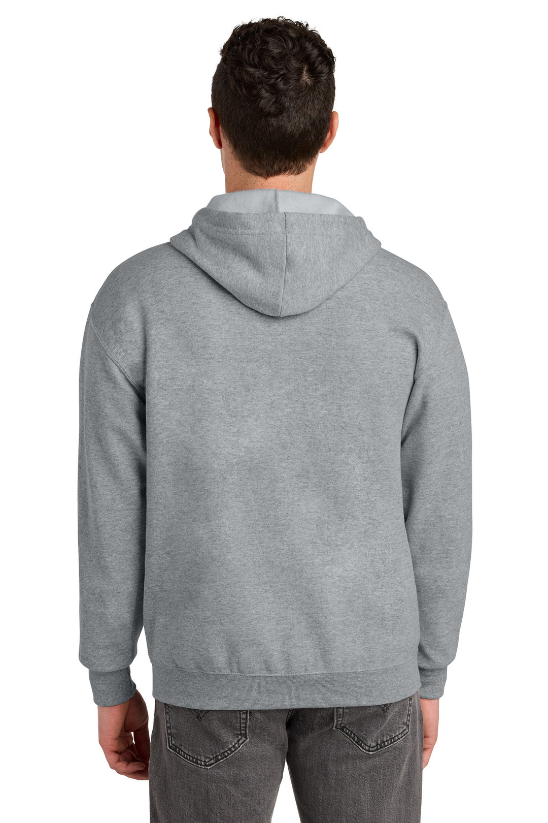 AthlHthr Jerzees - NuBlend Full-Zip Hooded Sweatshirt. 993M