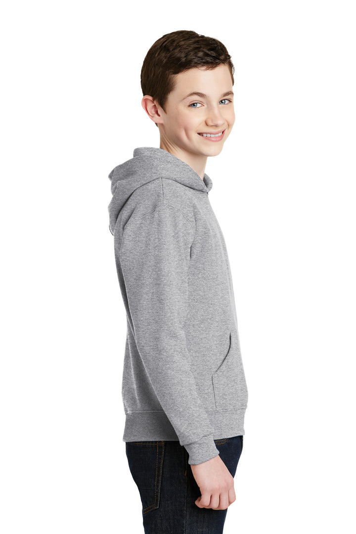 AthlHthr Jerzees - Youth NuBlend Pullover Hooded Sweatshirt. 996Y