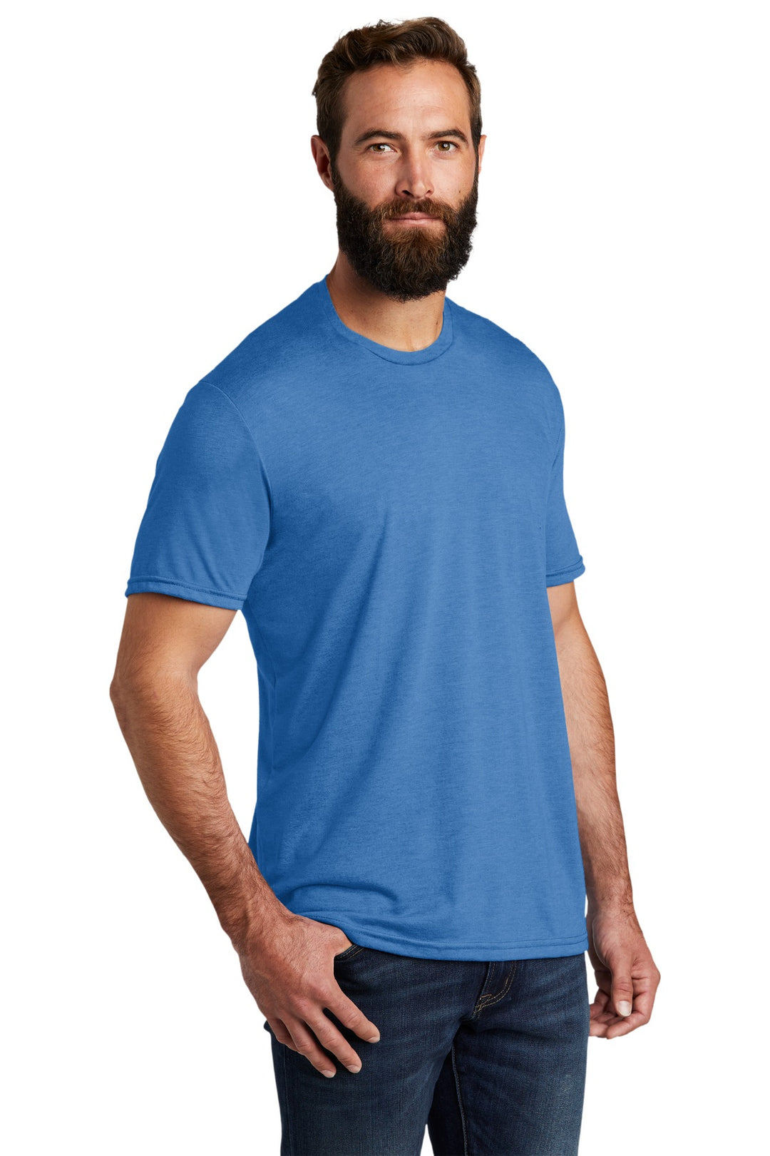Azure Blue Allmade Unisex Tri-Blend Tee AL2004