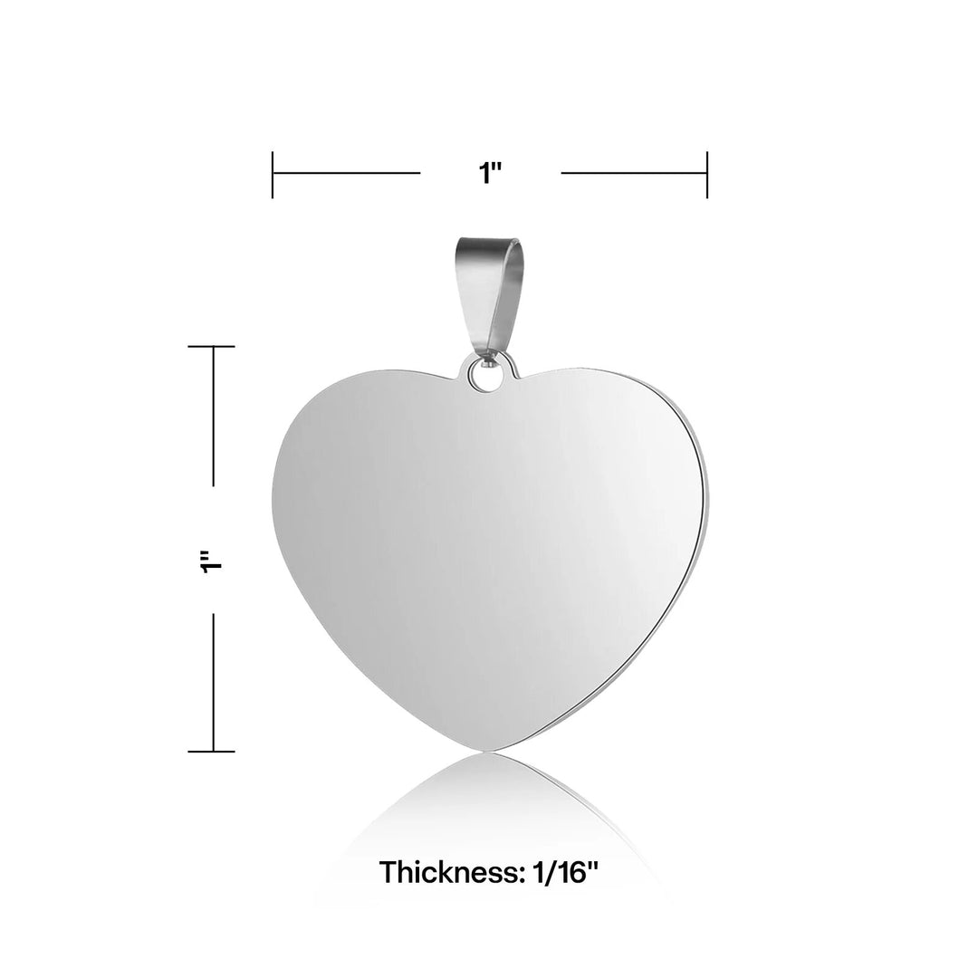 Stainless Steel Pendants - Heart