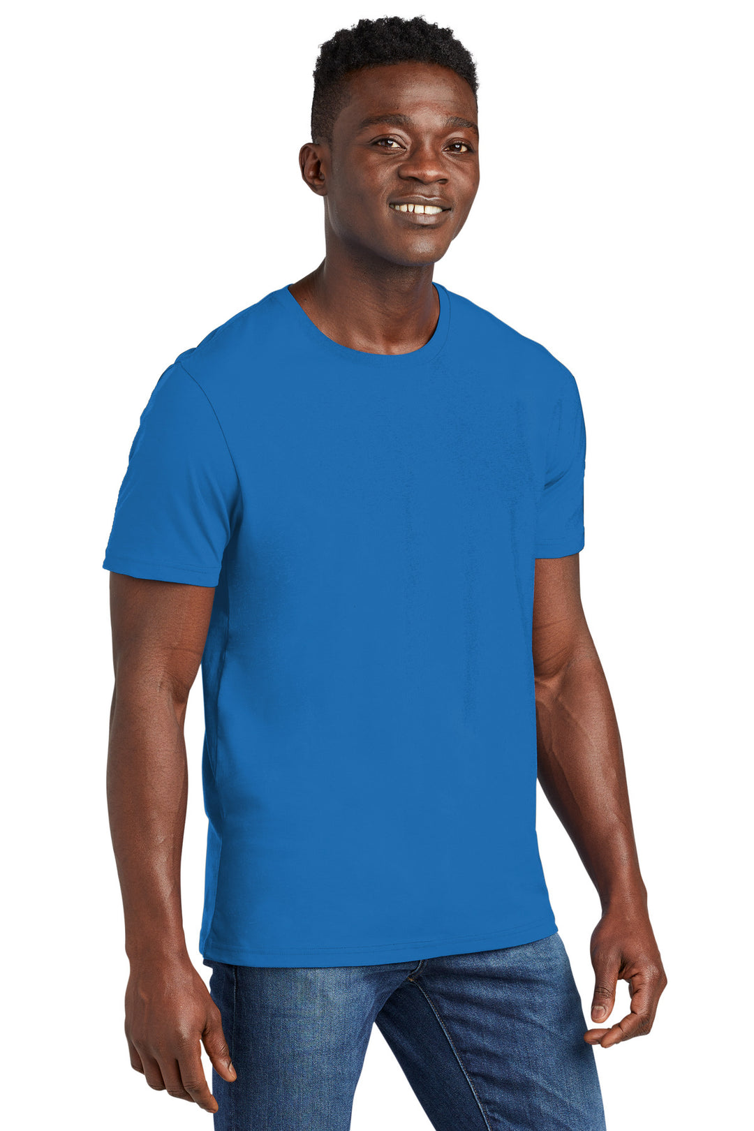 BeaconBlue Allmade Unisex Organic Cotton Tee. AL2100