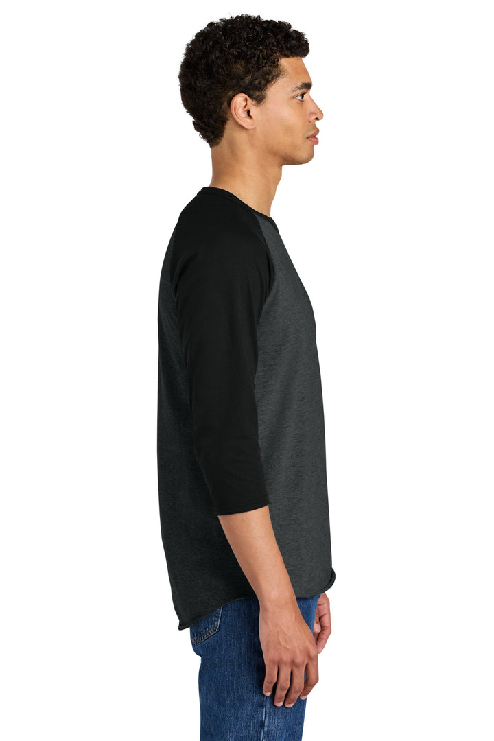 BkIkH/BkIk Jerzees Unisex Premium Blend Combed Ring Spun 3/4-Sleeve Raglan 560R