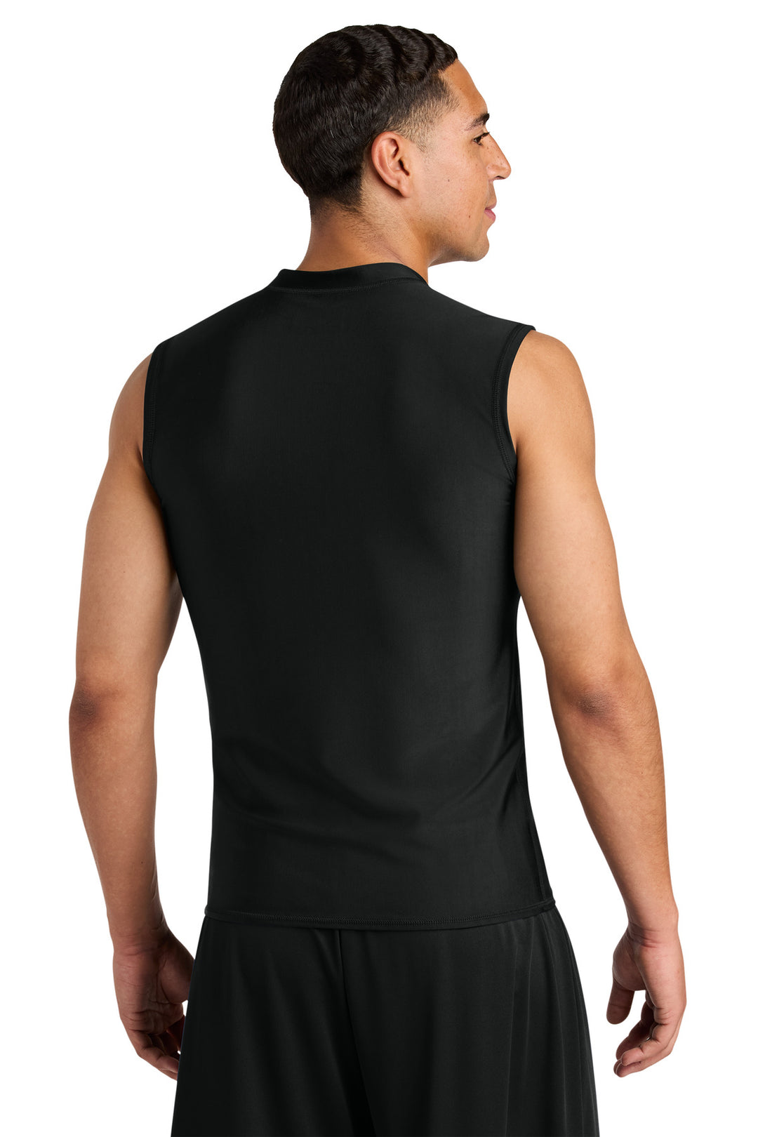 Black A4 Compression Muscle Tee A4N2306