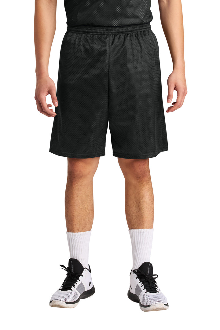 Black A4 Sprint 9" Mesh Short A4N5296