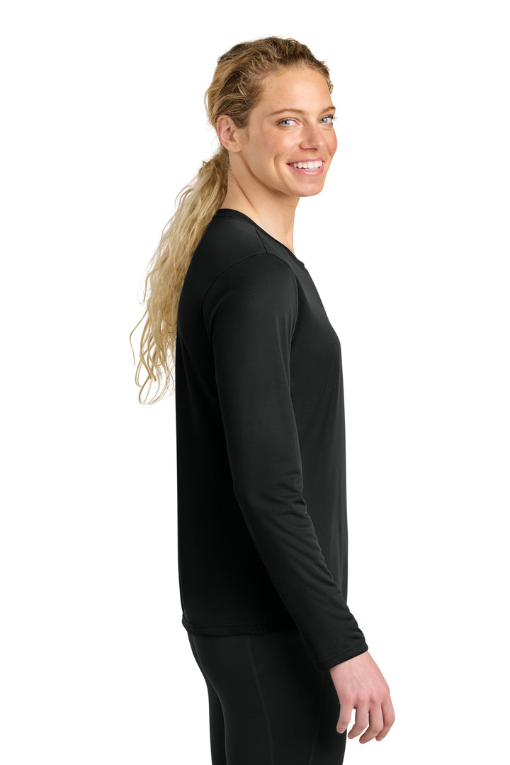 Black A4 Women's Cooling Performance Long Sleeve Tee A4NW3002