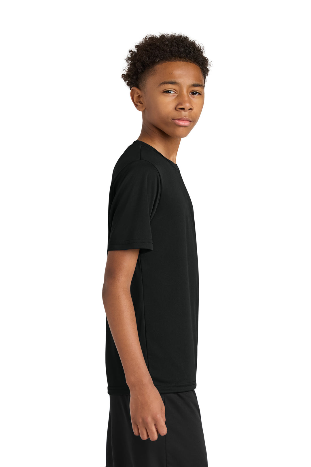 Black A4 Youth Cooling Performance Short Sleeve Tee A4NB3142