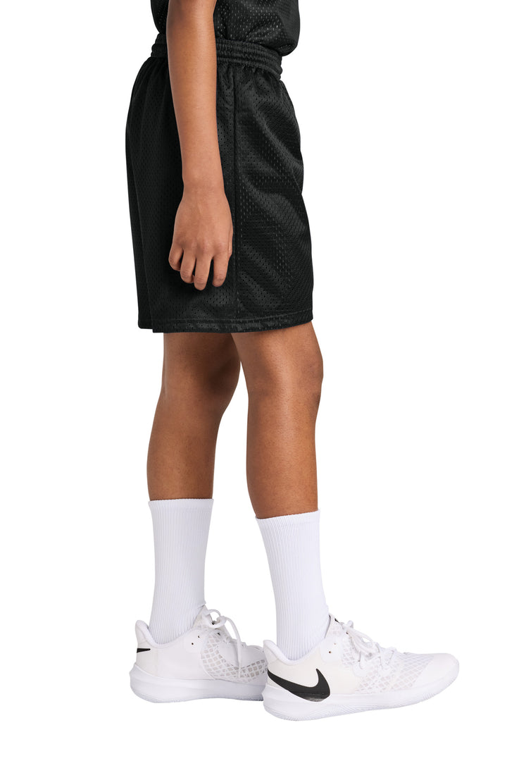 Black A4 Youth Sprint 6" Mesh Short A4NB5301