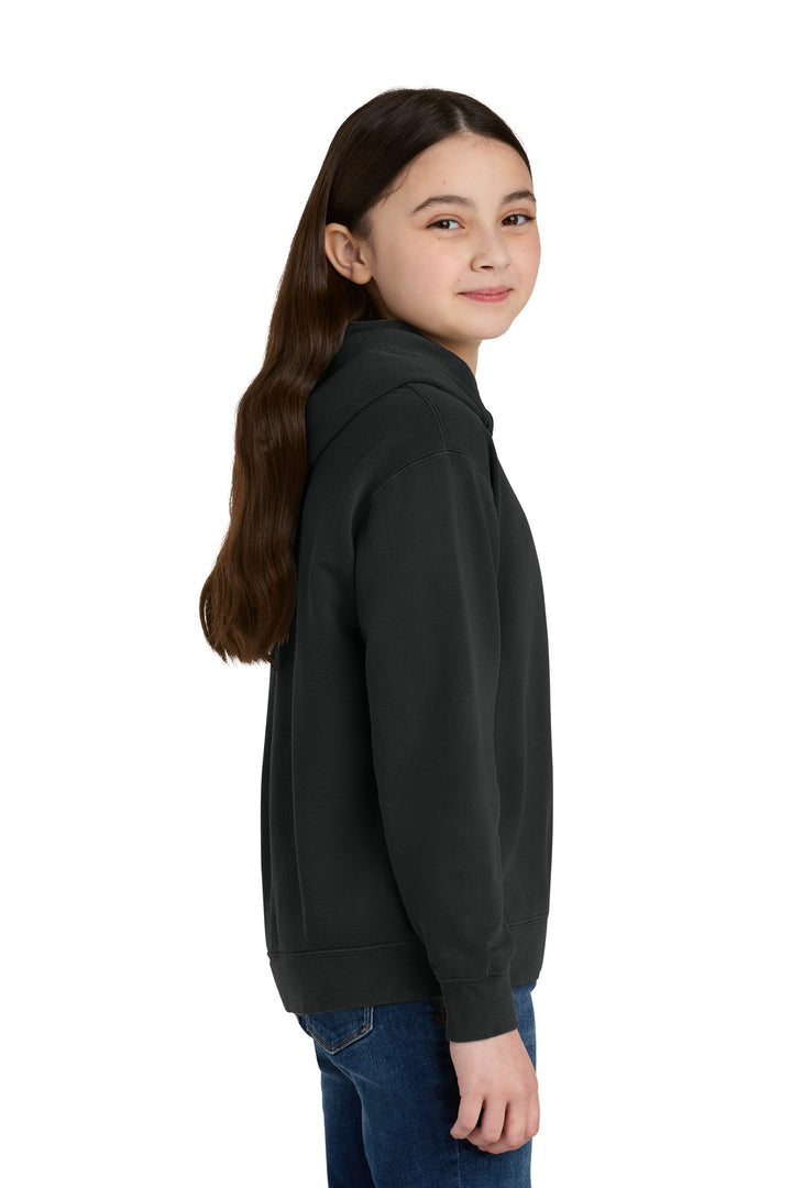 Black Comfort Colors Youth Lightweight Hooded Sweatshirt 1467Y